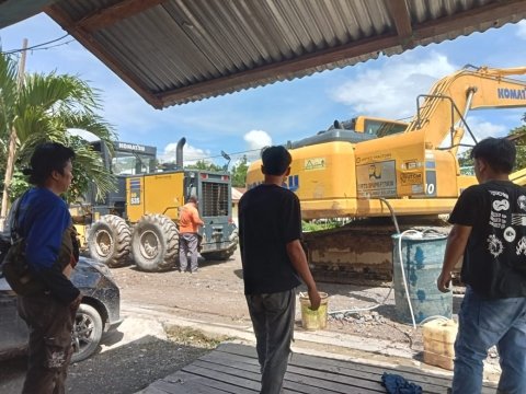 PENIMBUNAN JALAN LINGKUNGAN DESA