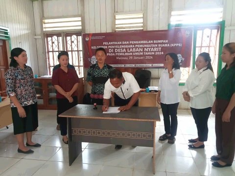 SUMPAH JANJI PANTIA PEMUNGUTAN SUARA