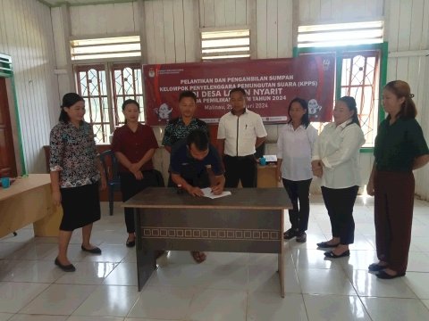 SUMPAH JANJI PANTIA PEMUNGUTAN SUARA